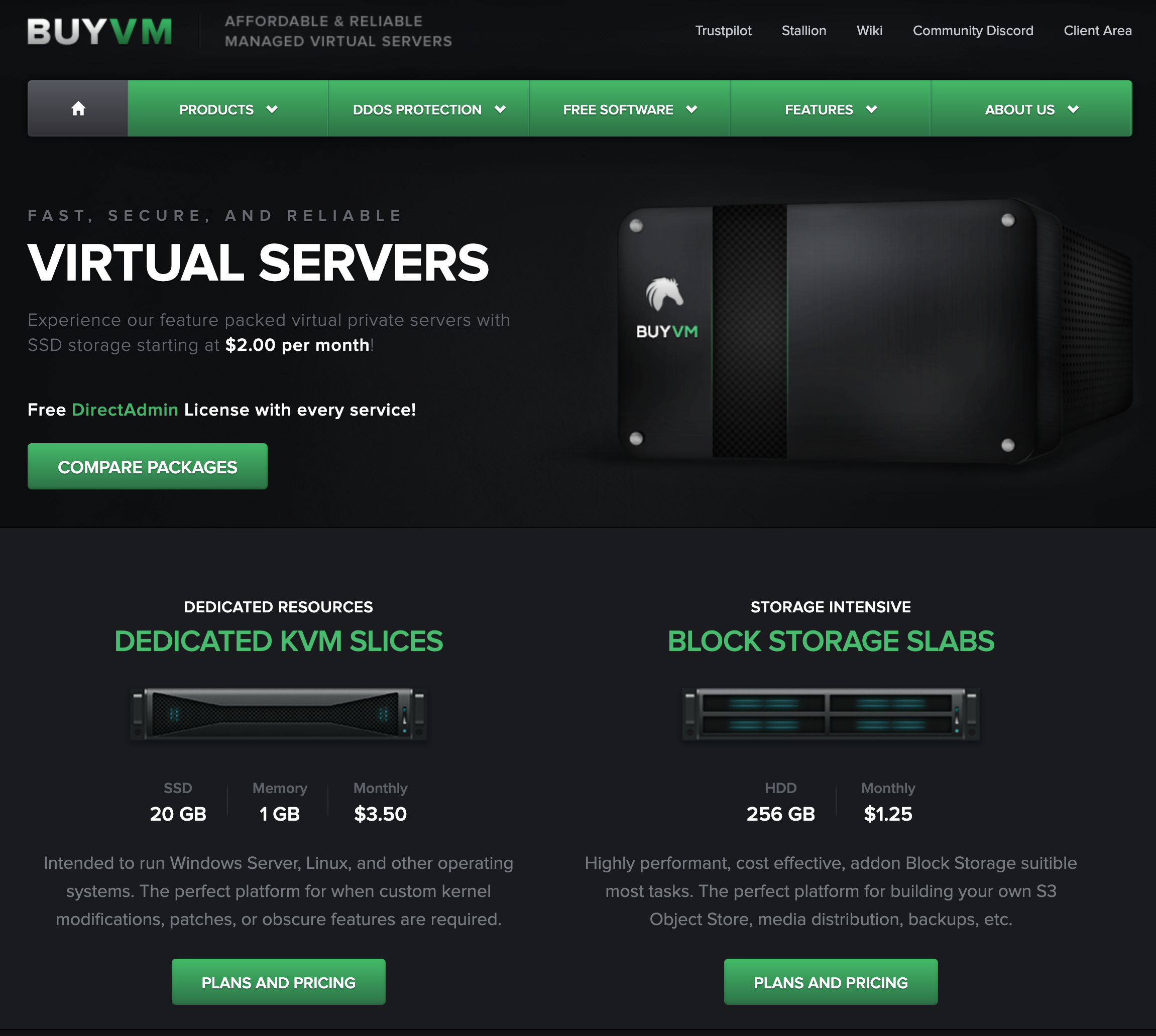 BuyVM：10G带宽不限流量，抗投诉\DDoS高防，低至$2/月起，美国/卢森堡AMD Ryzen VPS、NVMe SSD+块存储