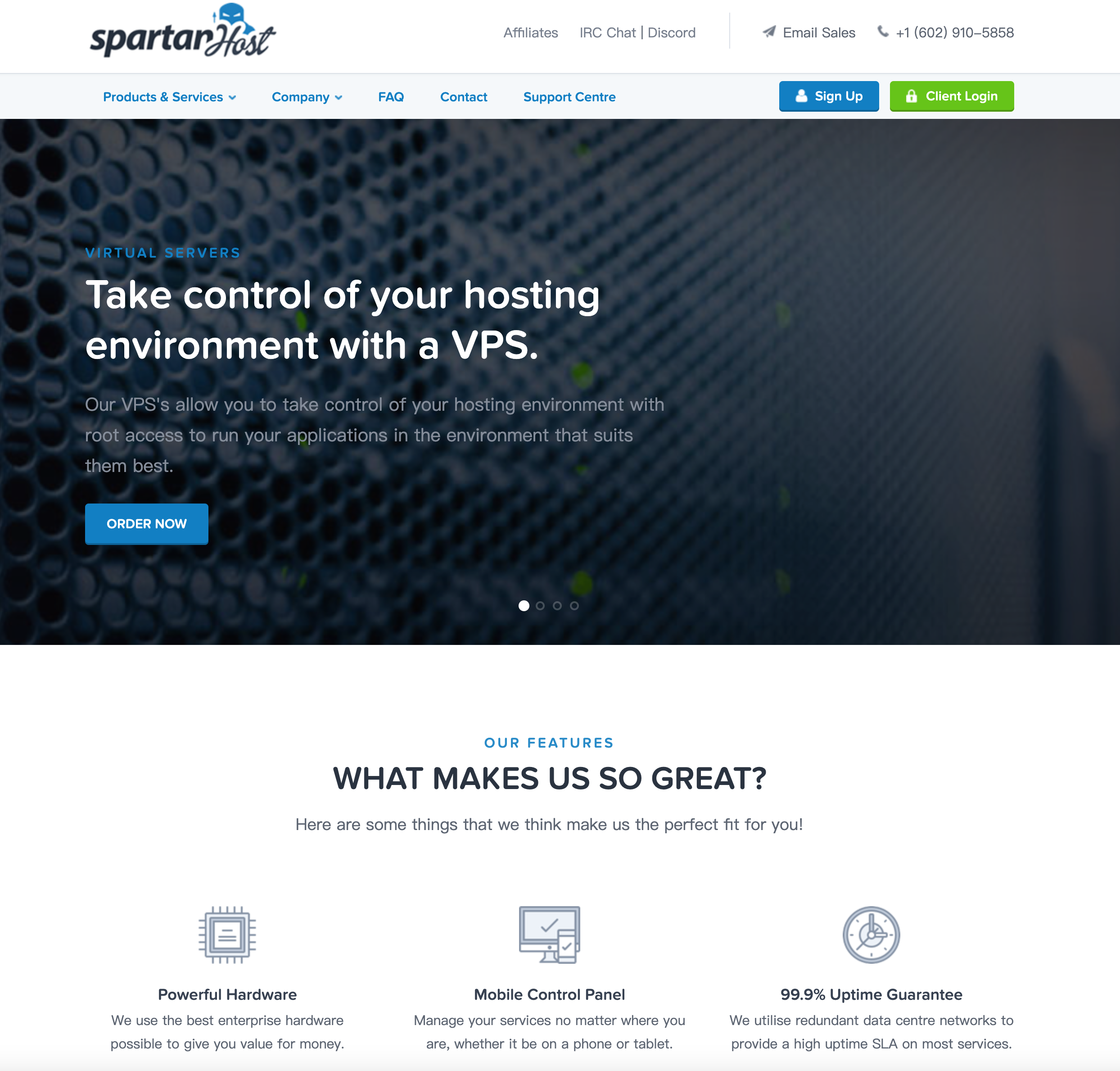 斯巴达（SpartanHost）VPS：大硬盘VPS，达拉斯E5/AMD VPS，不限流量，最低4$/月起，支持Windows
